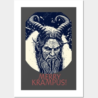 MERRY KRAMPUS Posters and Art